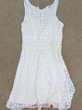 Charming Charlie White Lace Dress